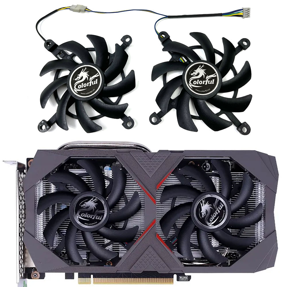 Rtx 4080 Super 16Gb - Baru 1SET Kipas GPU 85MM 4PIN,